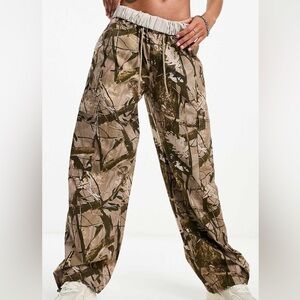 ASOS Green and Brown Camouflage Joggers